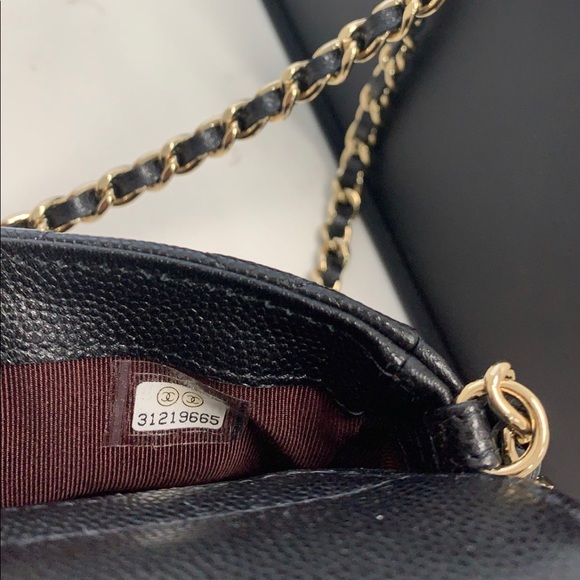 NEW 21P Chanel Mini Snap Bag Zip Caviar Black - Picture 2 of 9